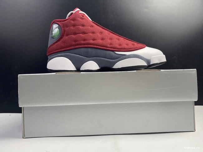 13 Air Red Flint 414571-600 Grey Gym Retro Jordan 0219